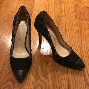 Carmen Marc Valvo Made in Spain Black Heel